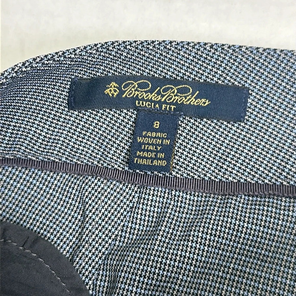 Brooks Brothers Lucia Fit Women’s Size 8 Navy Blue Wool Trousers Work Pants - Picture 5 of 13
